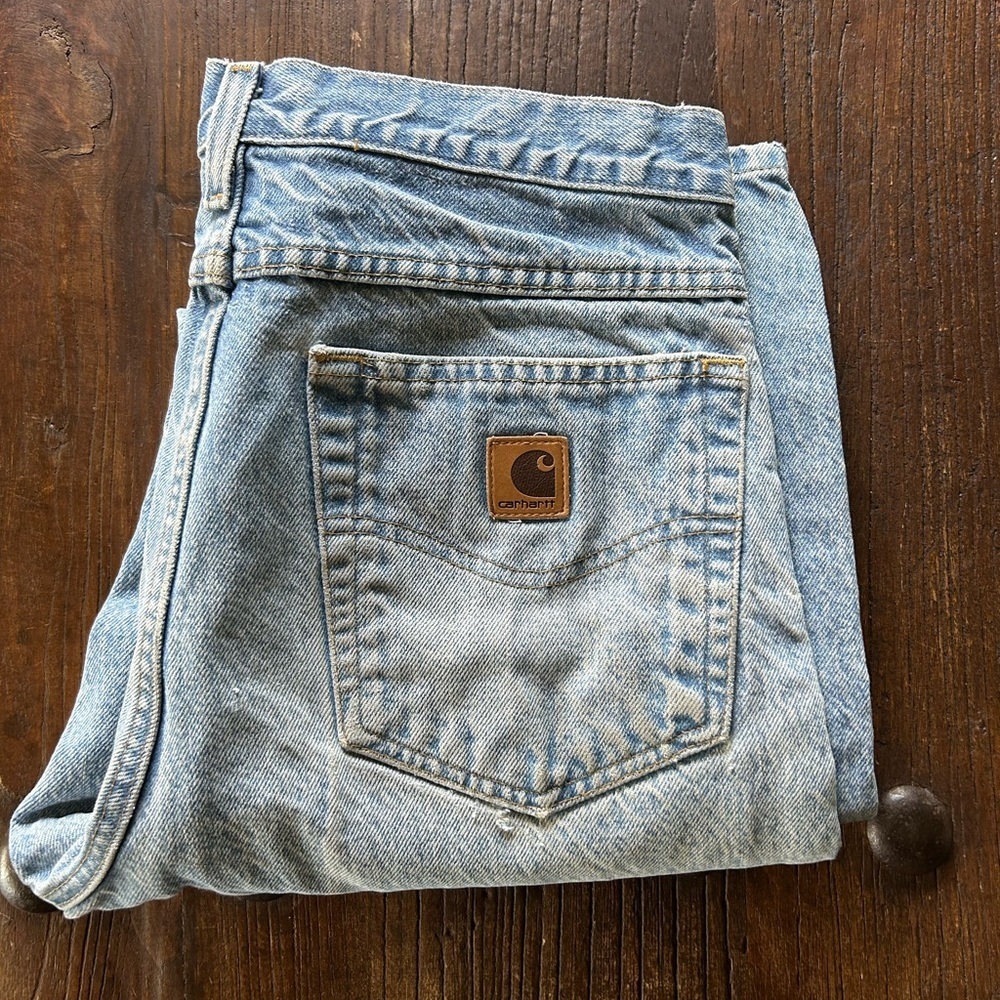 Carhartt Men's Light Blue Straight-Leg Jeans - Picture 5 of 5